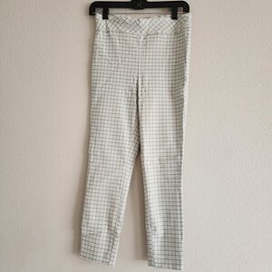 Jules & Leopold Green Plaid Millennium Pull-On Ankle Pants Size S/P EUC